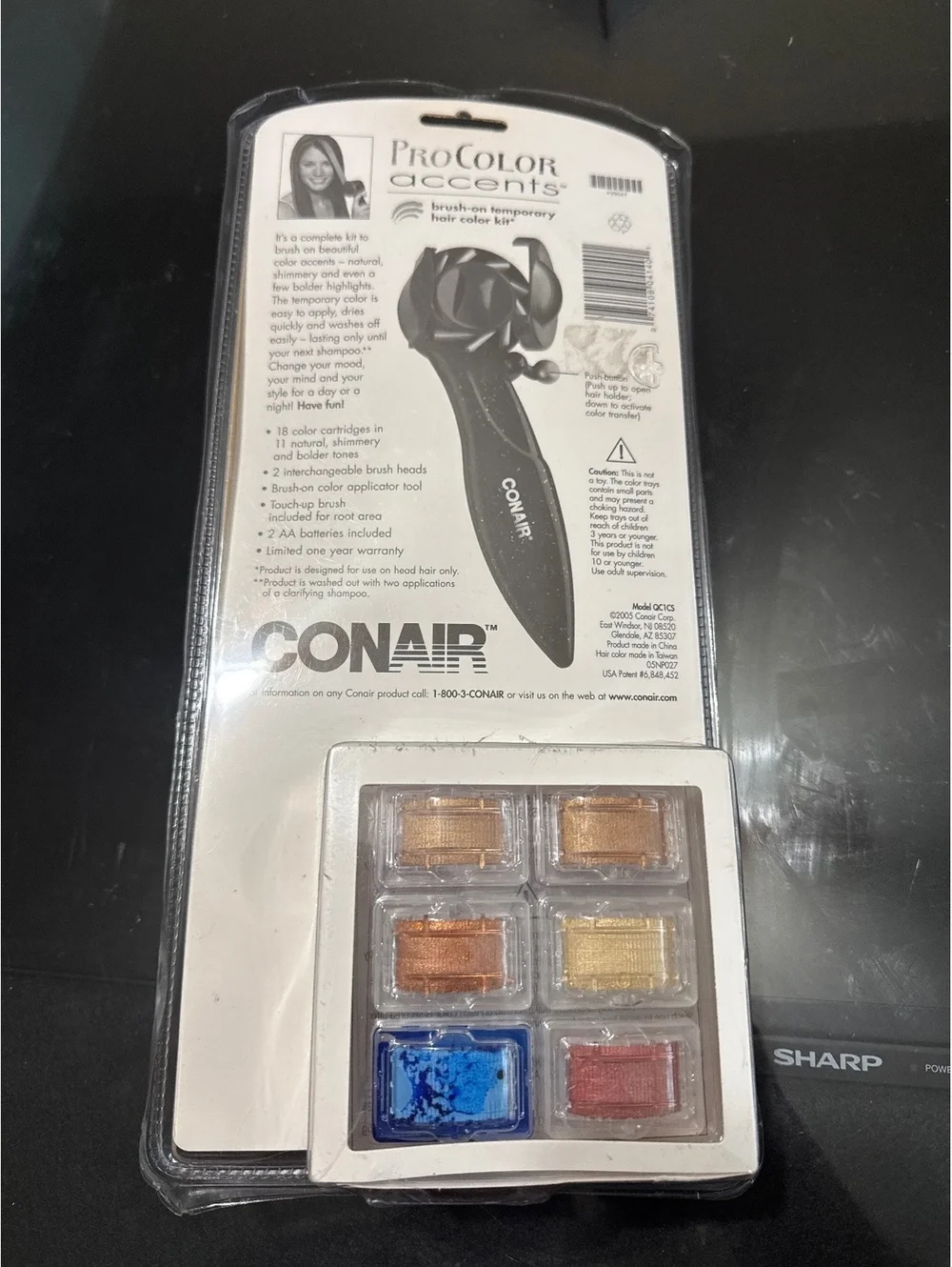 Con Air Pro Color Accents brush on temporary hair, color kit